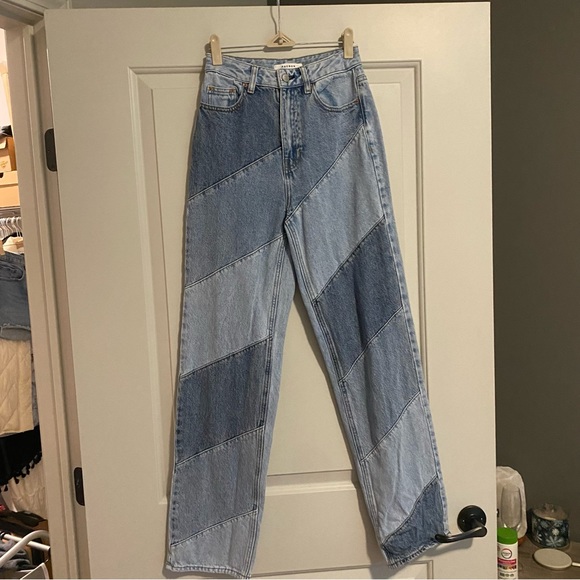 Pacsun 90s Boyfriend Patchwork Denim - Picture 1 of 4